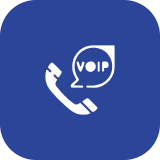 Zakelijke telefonie met VoIP icoontje